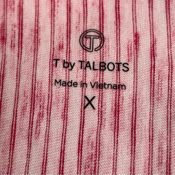 2 for$15 Talbots Sporty Striped Short Sleeve Tee - Picture 9 of 11